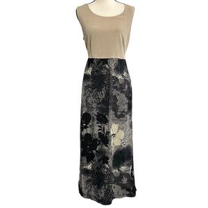 3/$10 Studio C Dress 16 Tan Maxi